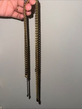 Gold/ Silver Cuban Link Chain Necklace for Men Jaxxon